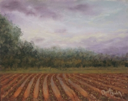 "A Fertile Field" - 8 x 10 pastel on Canson Mi-Teintes board