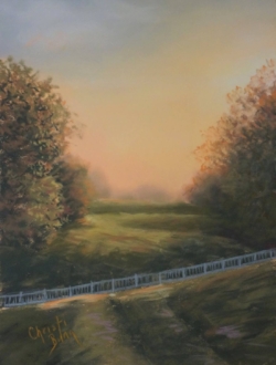 "A Welcome Field" - 9 x 12 pastel on Pastelmat